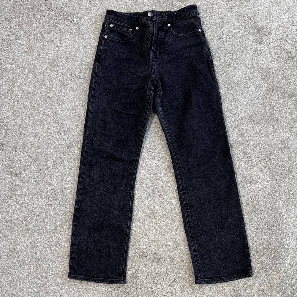 Madewell Black 99’s Straight Leg Women's Jeans W/26P